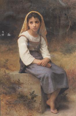 Adolphe William Bouguereau Meditation (mk26) oil painting picture